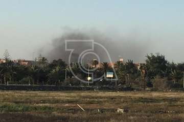  Incendio en las instalaciones abandonadas de la Escuela Infantil de Las Remudas (Foto TA)